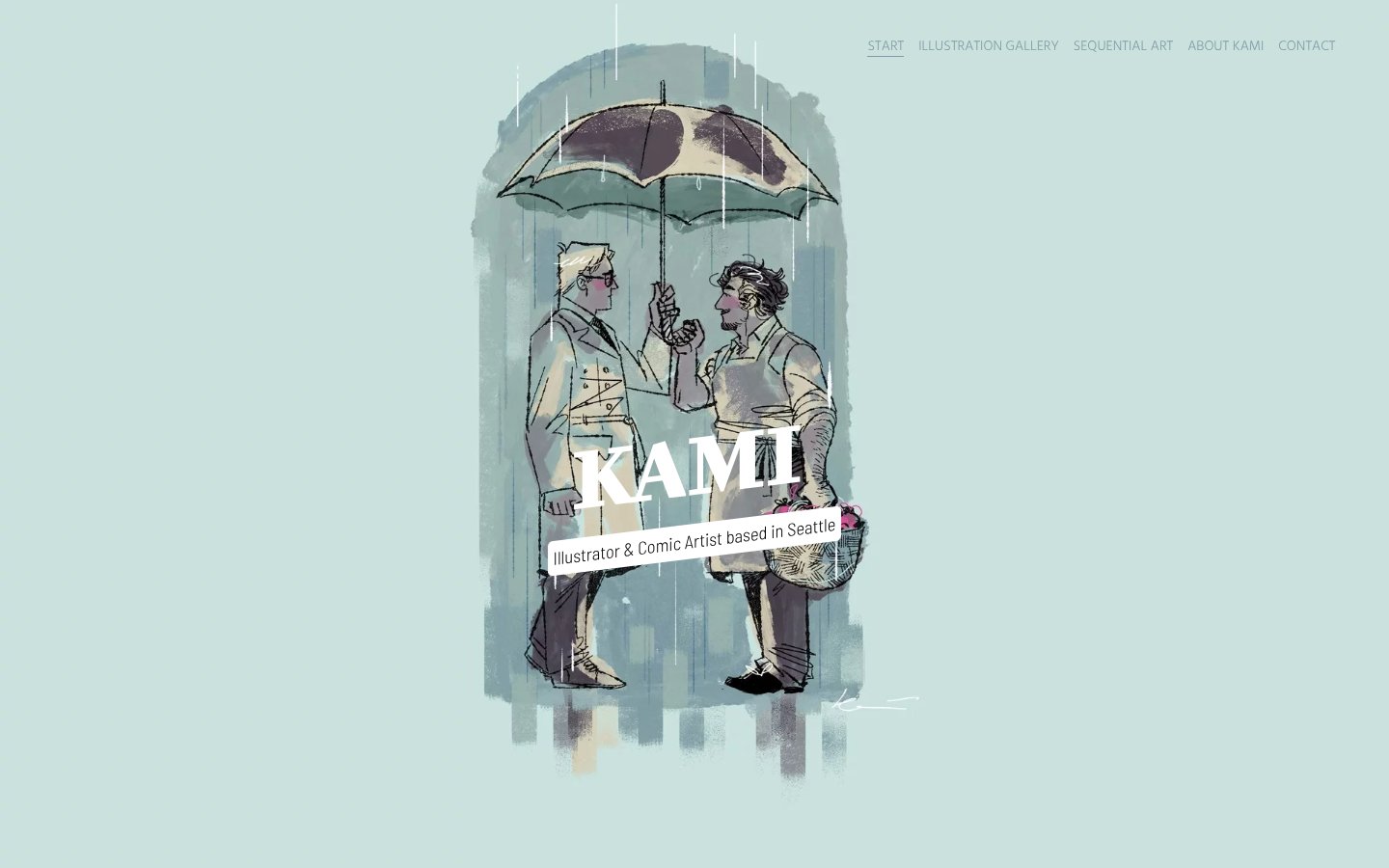 Screenshot preview of Kami D.’s website